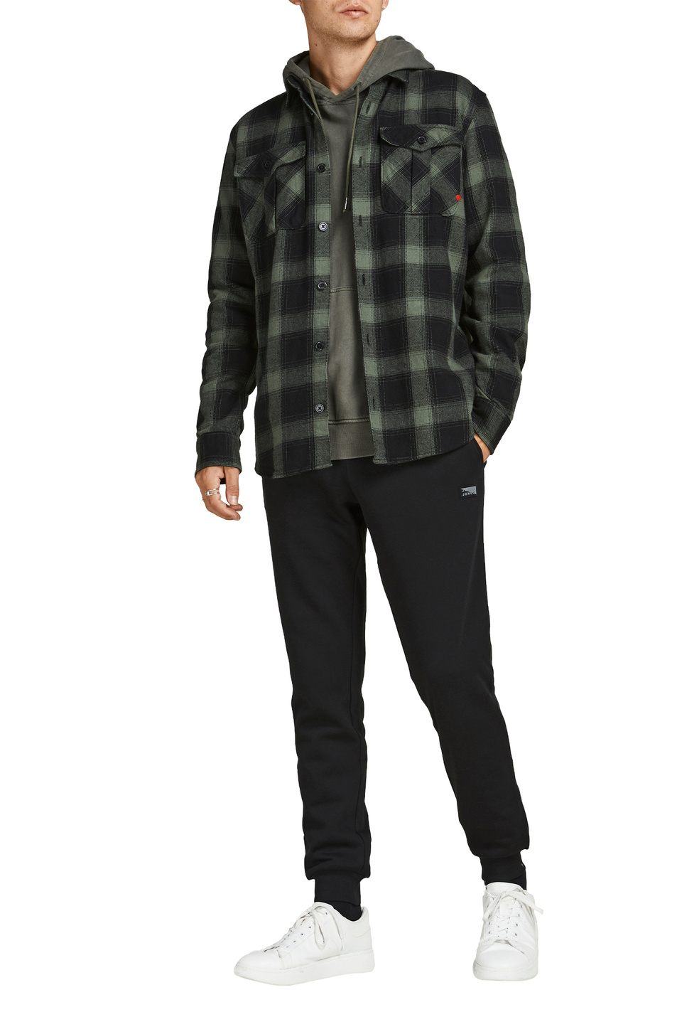 Мужской Jack & Jones Брюки-джоггеры GORDON с логотипом (цвет ), артикул 12201238 | Фото 3