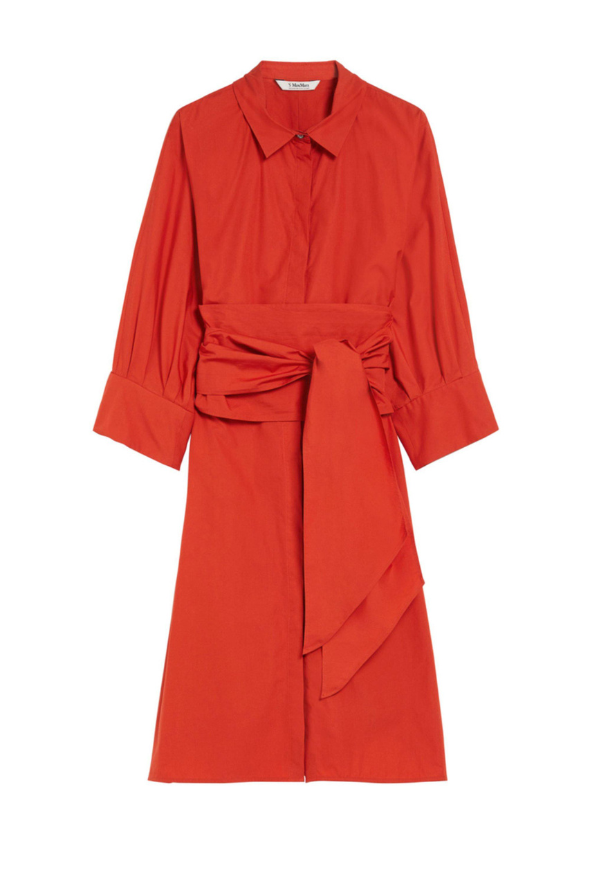 Платье TABATA из натурального хлопка|Основной цвет:Красный|Артикул:2419221013 | Фото 1
