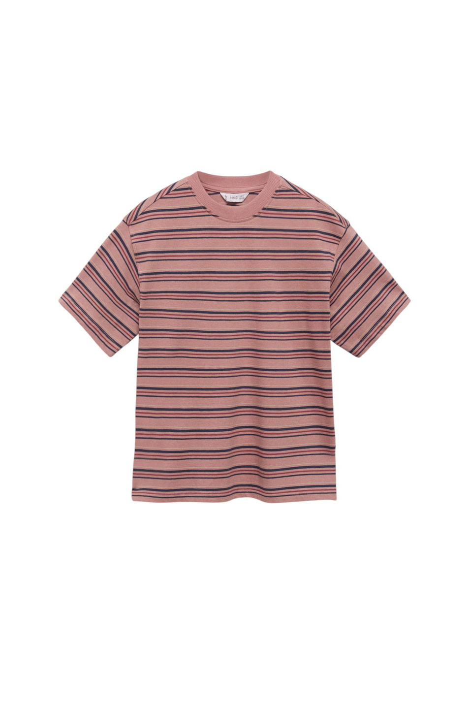 Мальчикам Mango Kids Футболка STRIPBOY в полоску (цвет ), артикул 87076345 | Фото 1