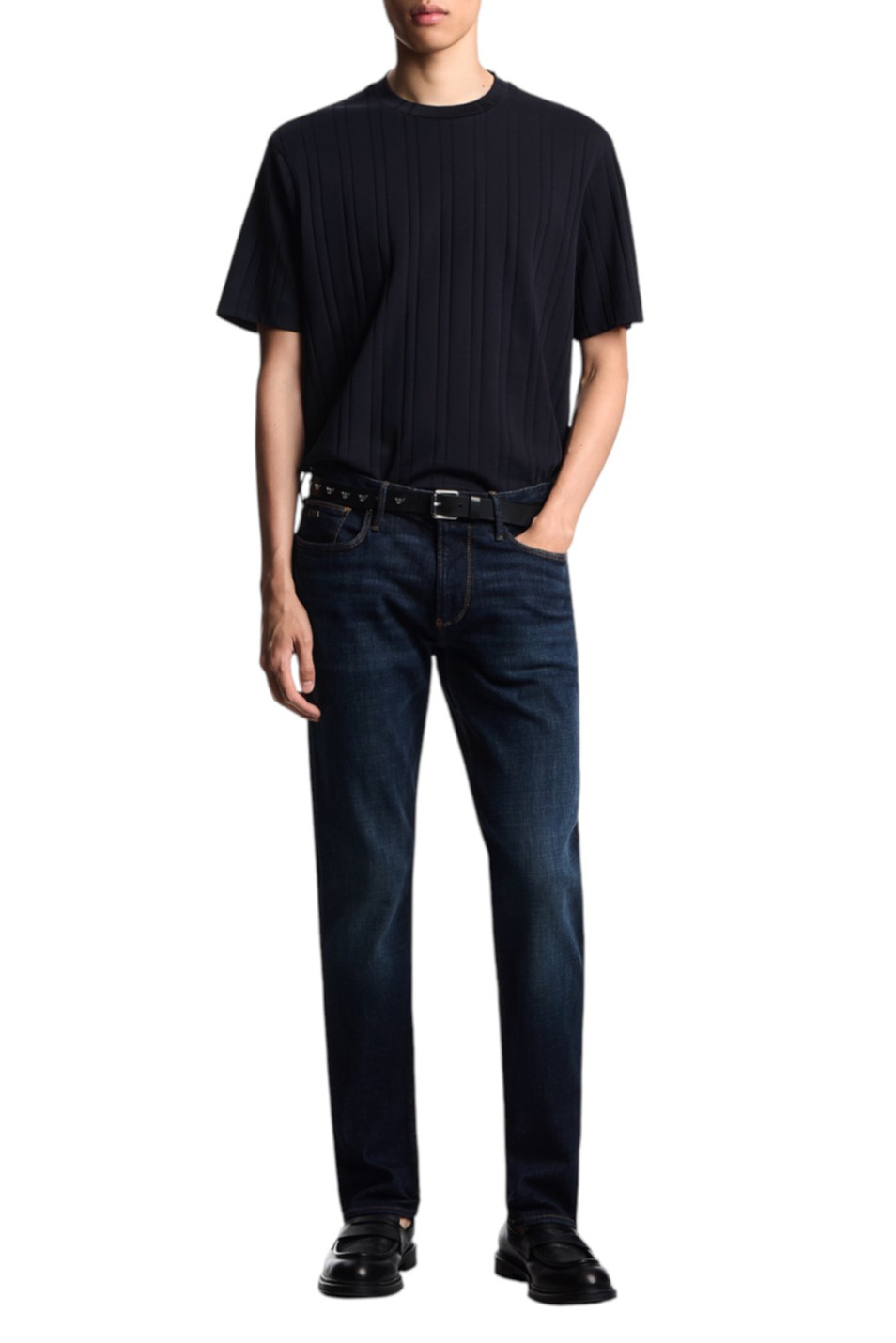 Мужской Emporio Armani Джинсы из эластичного хлопка (цвет ), артикул EM000121-AF17746 | Фото 2