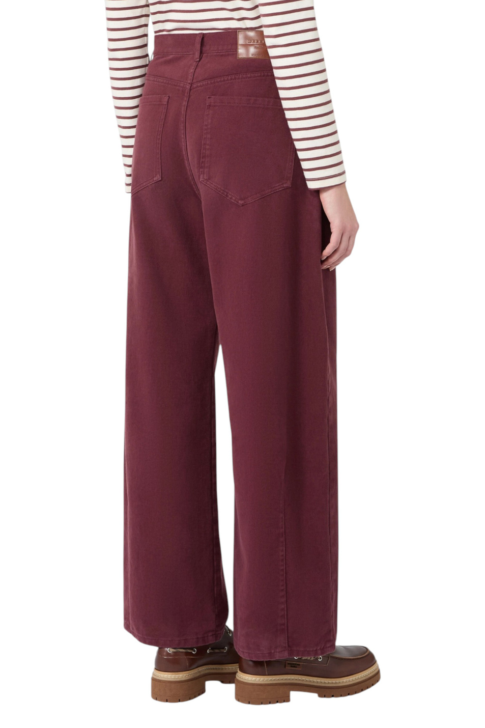 Женский Weekend Max Mara Джинсы ORDINE из хлопка (цвет ), артикул 2625136072 | Фото 4