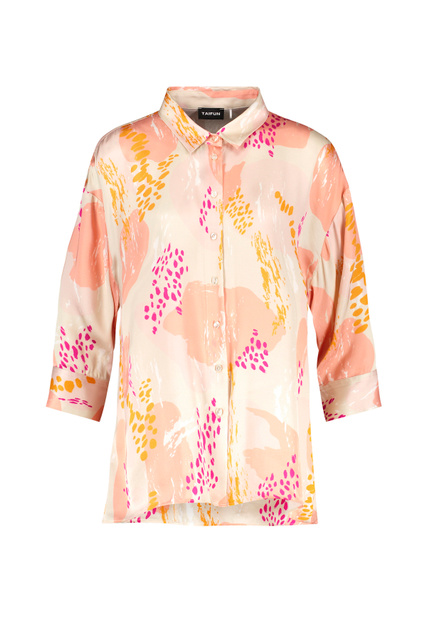 Блузка из вискозы с принтом|Основной цвет:Мультиколор|Артикул:160020-11111 | Фото 1