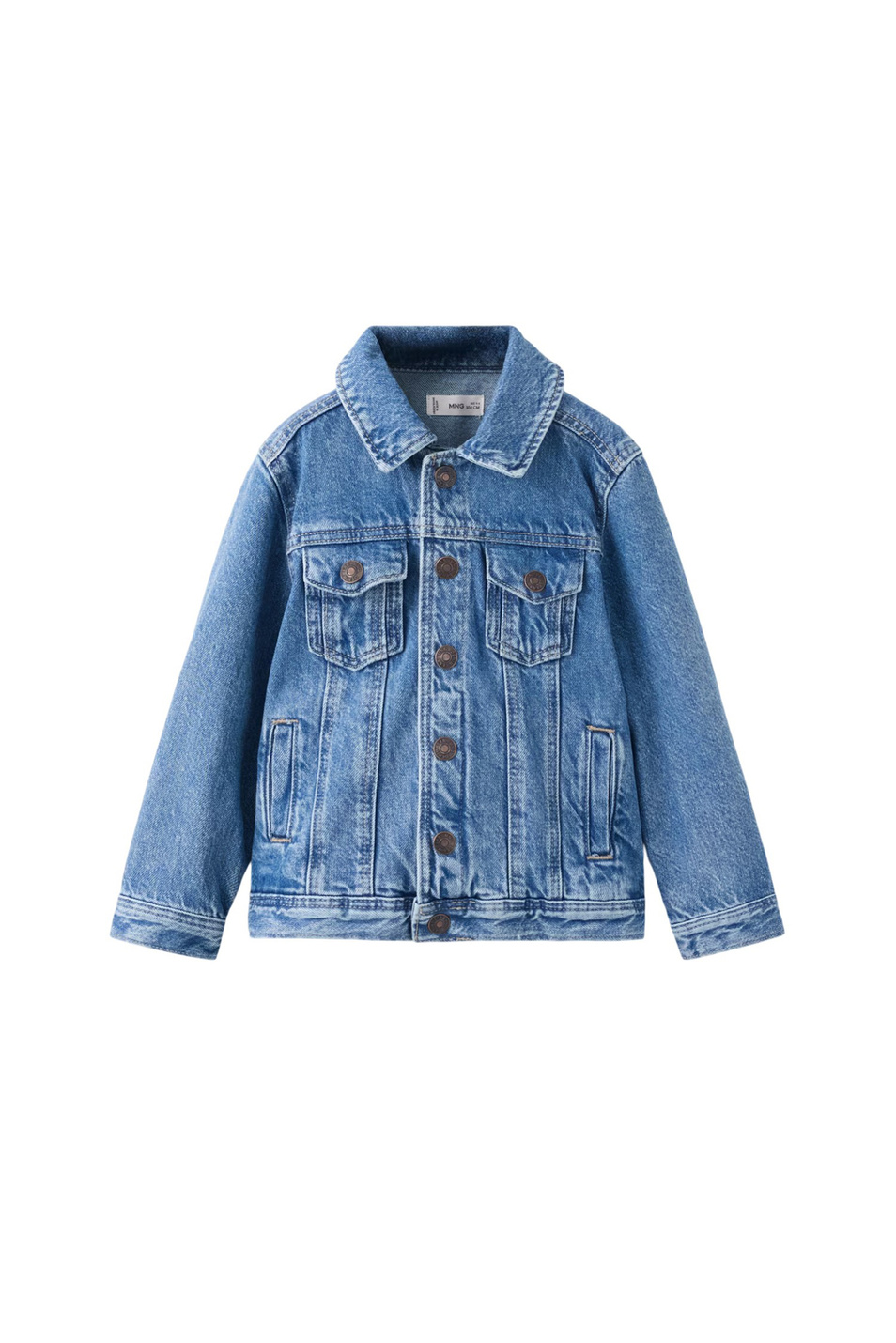 Мальчикам Mango Kids Куртка джинсовая DIEGO (цвет ), артикул 27054404 | Фото 1