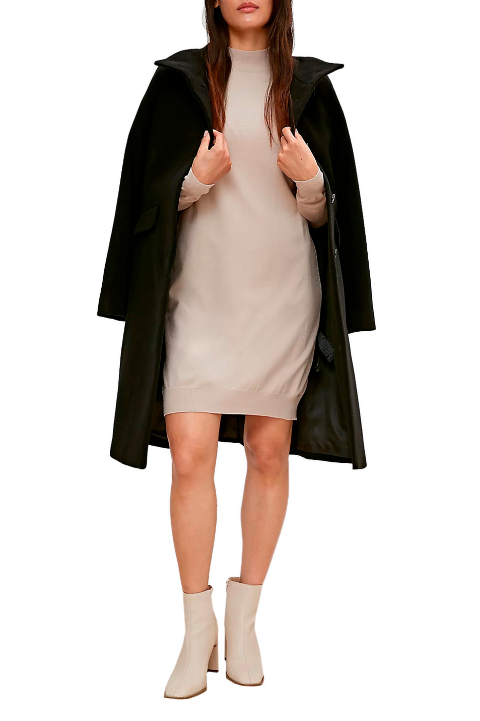 Женский Comma Трикотажное платье с высоким воротником (цвет ), артикул 2120199 | Фото 2