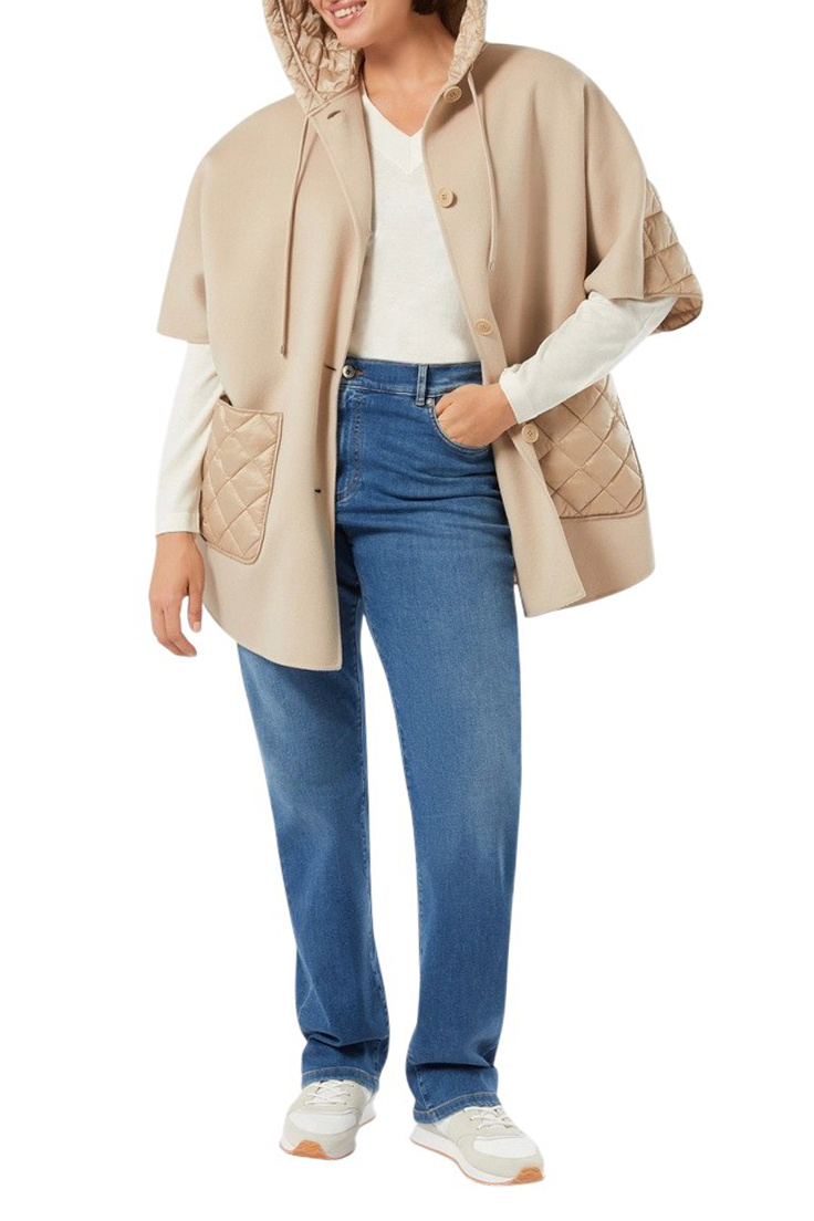 Женский Marina Rinaldi Кейп NEPETA с капюшоном (цвет ), артикул 2618481016 | Фото 2