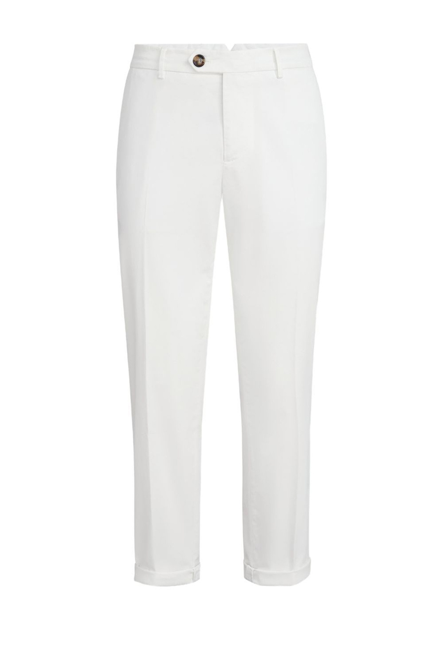 Мужской Brunello Cucinelli Брюки из эластичного хлопка (цвет ), артикул M289LI1770 | Фото 1