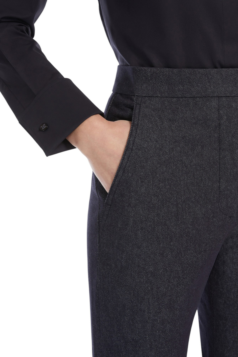 Женский Max Mara Брюки GALIZIA из хлопка (цвет ), артикул 2511131013 | Фото 5