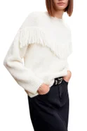 Женский Mango Вязаный свитер FELIXIN с бахромой (цвет ), артикул 37029082 | Фото 3