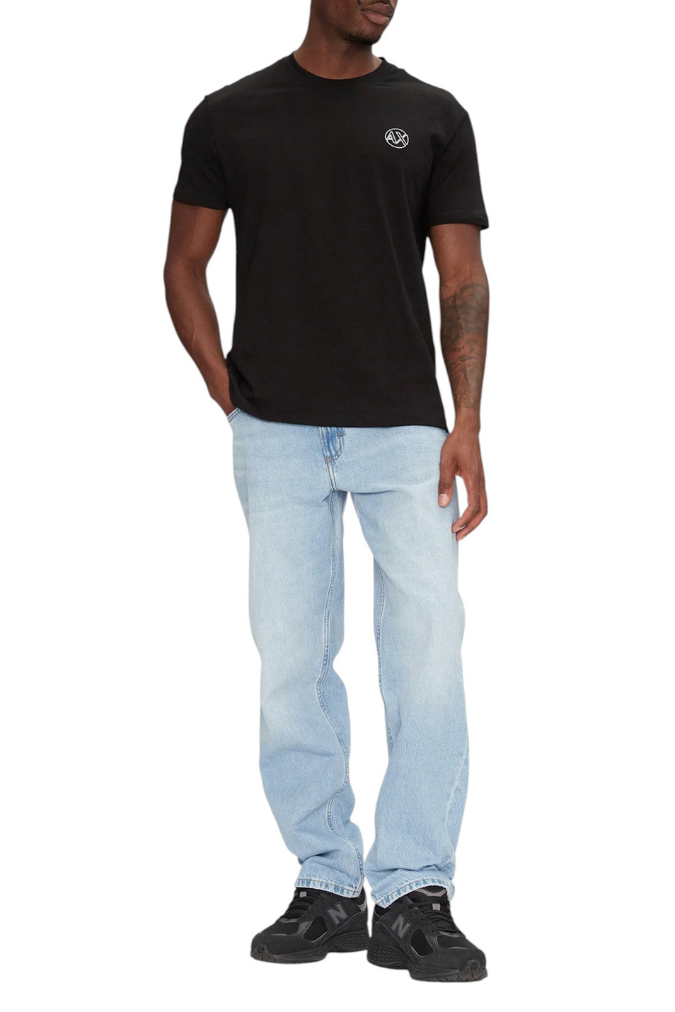 Мужской Armani Exchange Футболка из хлопка (цвет ), артикул XM000558-AF10358 | Фото 3