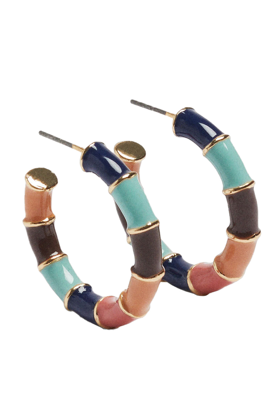 Parfois Серьги-кольца разноцветные (цвет ), артикул 176549 | Фото 1