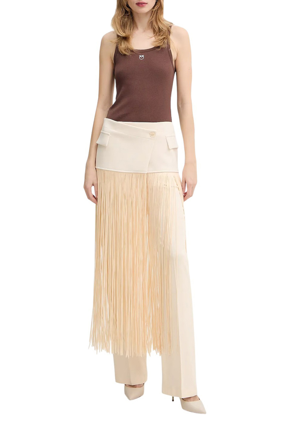 Женский Pinko Топ с логотипом (цвет ), артикул 100807A338 | Фото 3