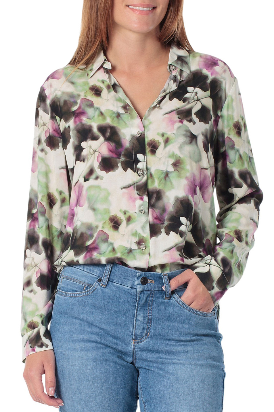 Женский Gerry Weber Блузка с принтом (цвет ), артикул N60466 | Фото 4