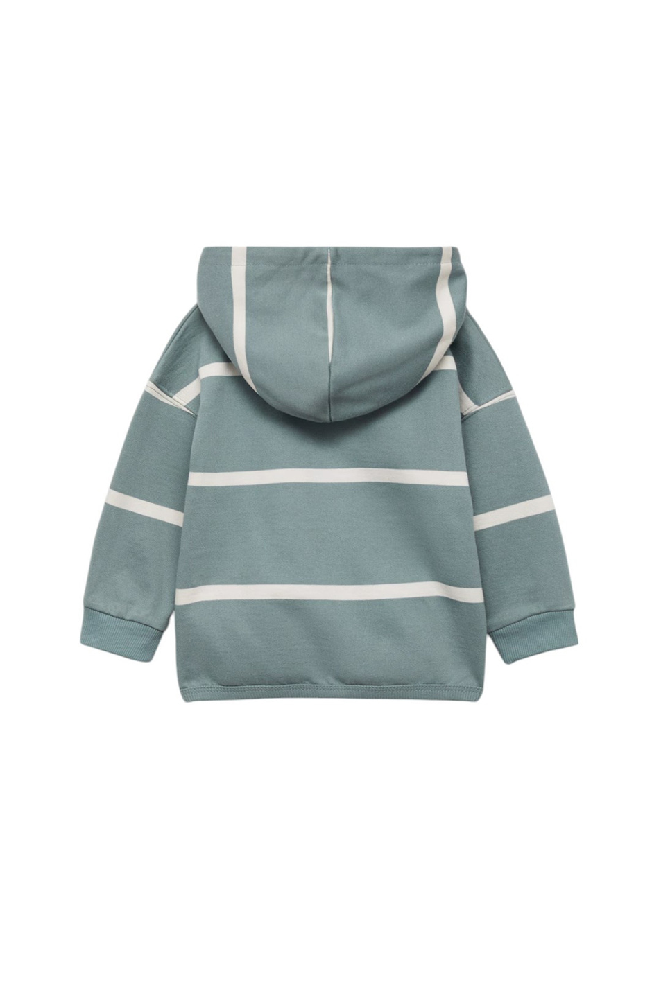 Мальчикам Mango Kids Худи ICEB из хлопка в полоску (цвет ), артикул 77007938 | Фото 2