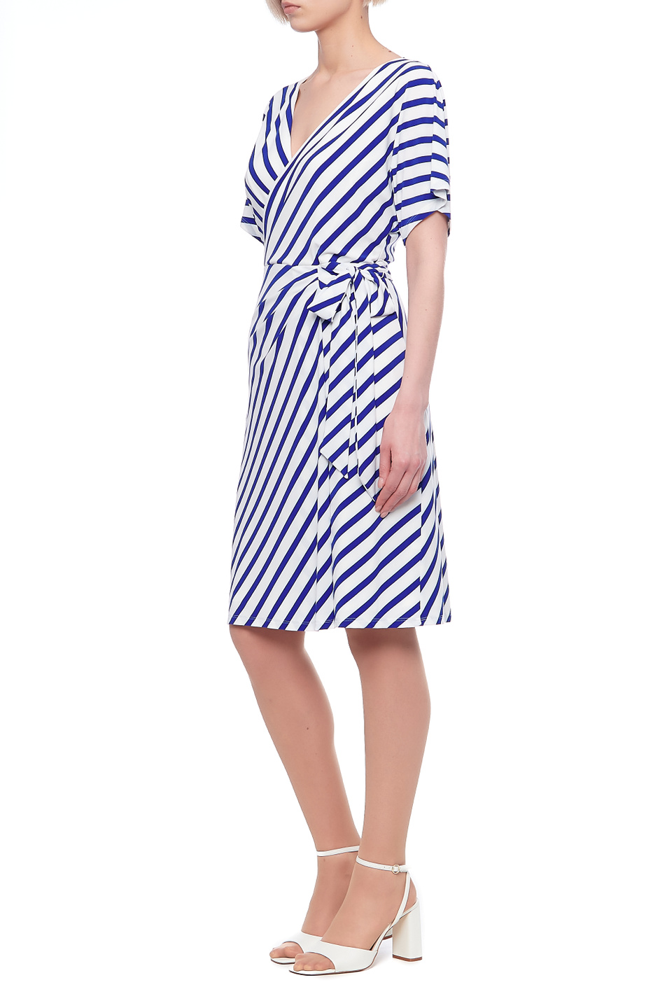 Lauren Платье с имитацией запаха в полоску (цвет ), артикул 250830127001 | Фото 4