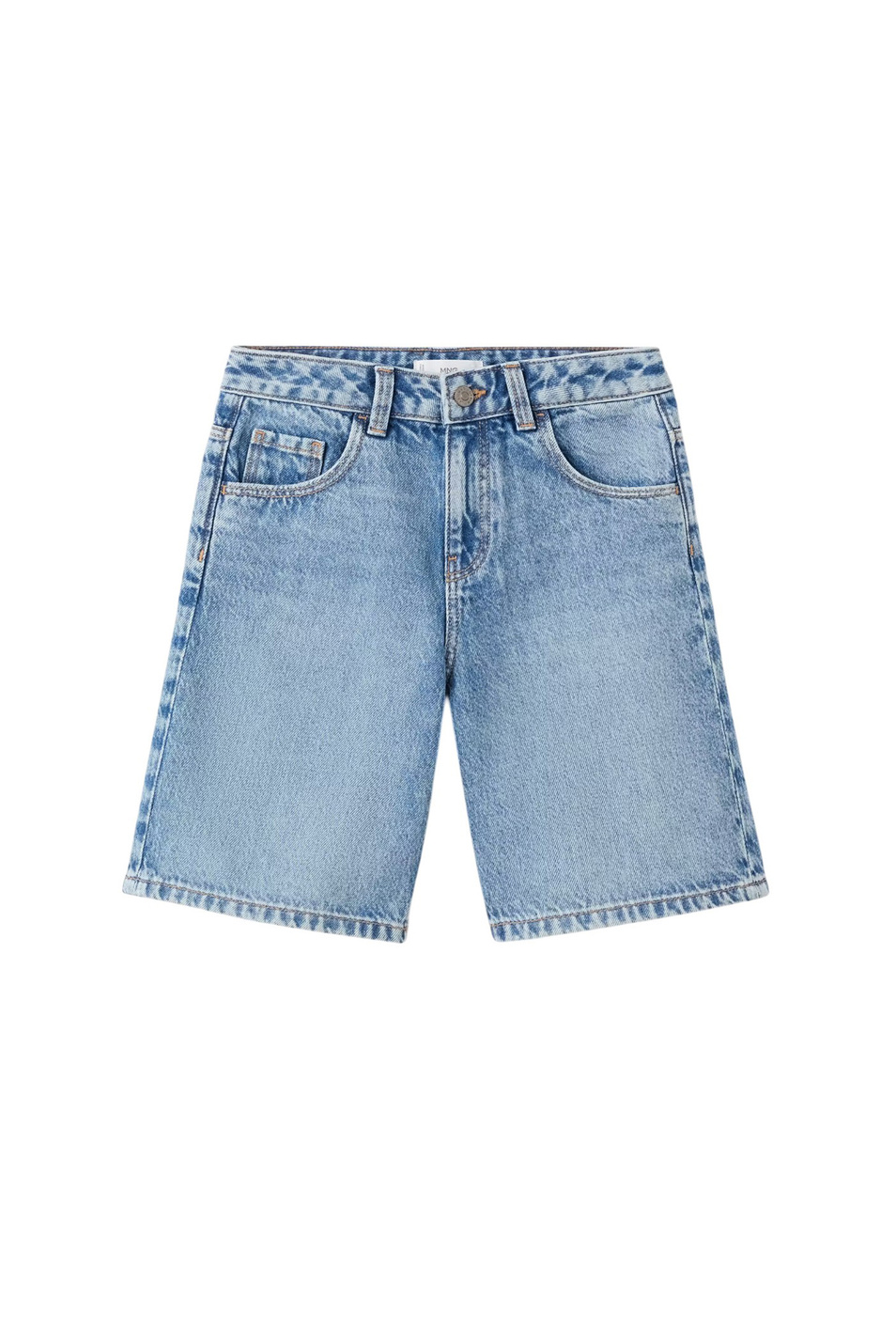Мальчикам Mango Kids Шорты BAGGY из хлопка (цвет ), артикул 27066732 | Фото 1