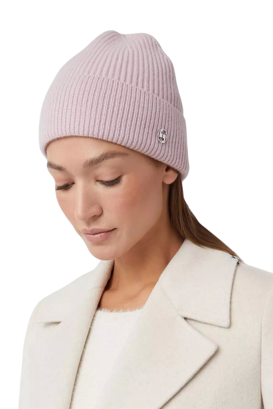 Шапка из шерсти|Основной цвет:Розовый Женский Comma Шапка из шерсти (цвет ), артикул 2171104 | Фото 3