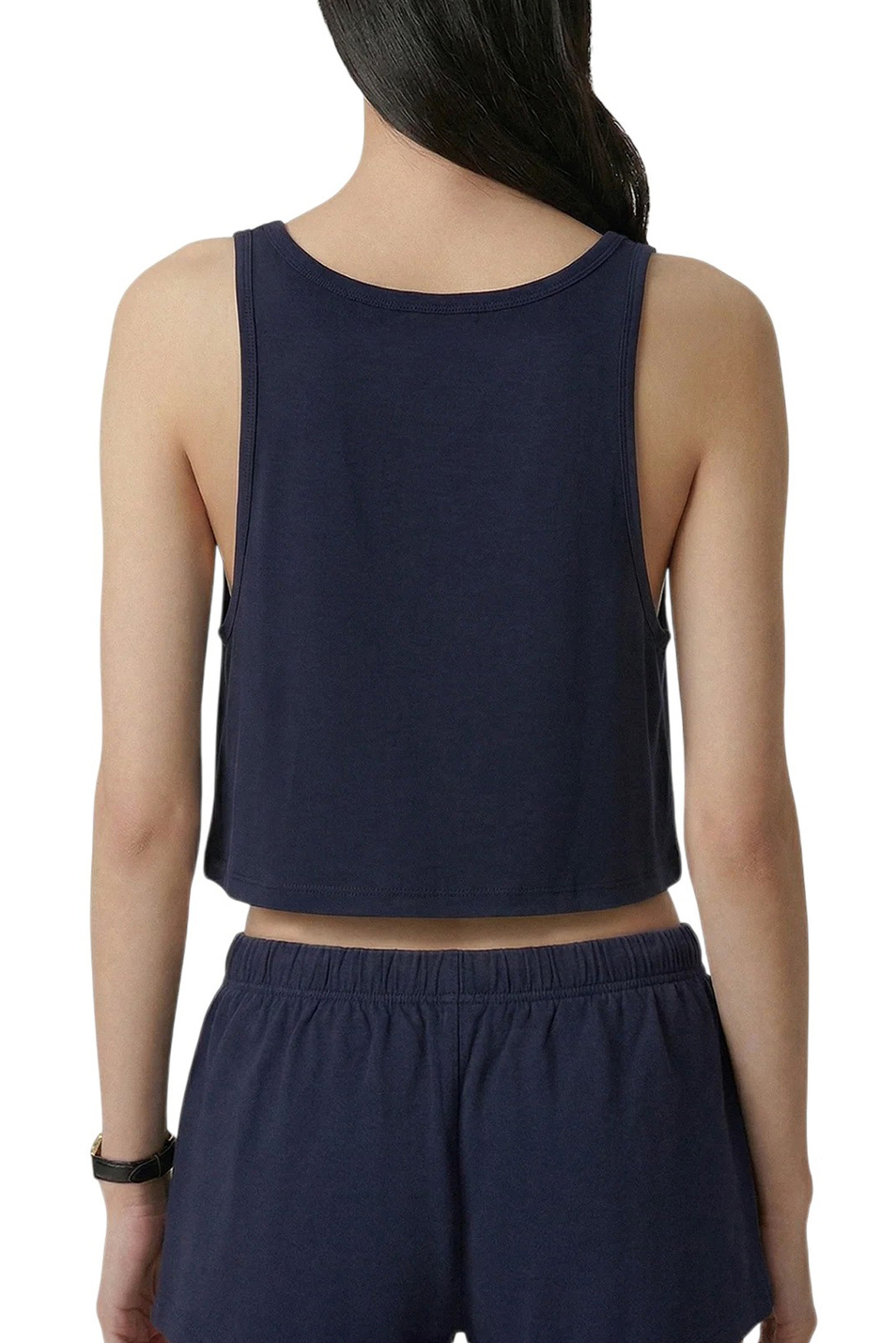 Женский Sporty & Rich Топ Signature из хлопка (цвет ), артикул TO12176326BL106 | Фото 5