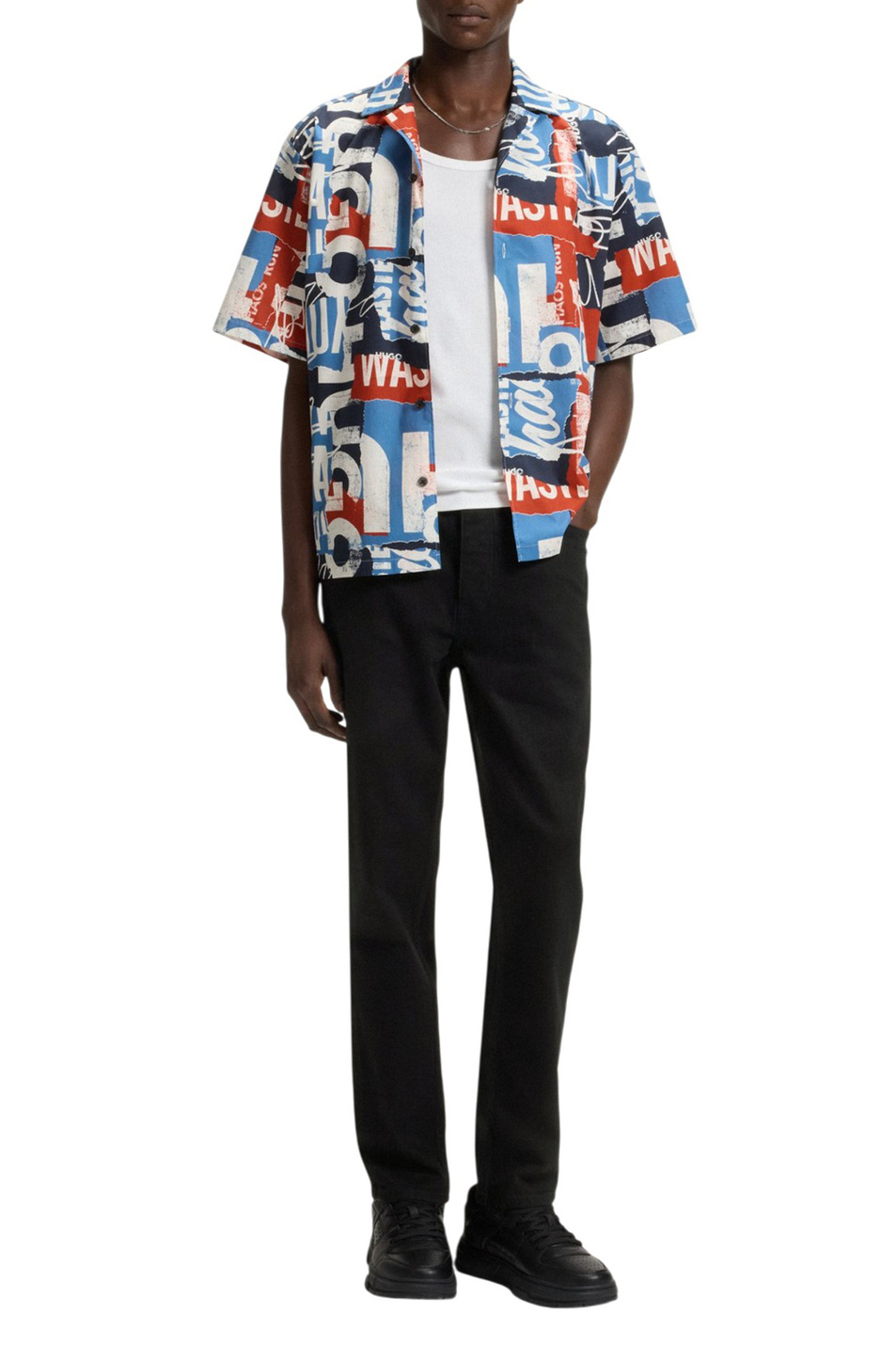 Джинсы Brody из эластичного хлопка|Основной цвет:Черный Мужской HUGO Джинсы Brody из эластичного хлопка (цвет ), артикул 50511504 | Фото 2