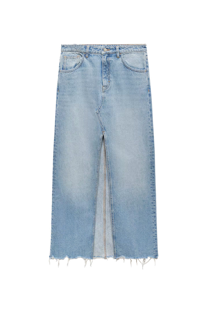 Юбка AMAIA джинсовая|Основной цвет:Синий|Артикул:67067710 | Фото 1