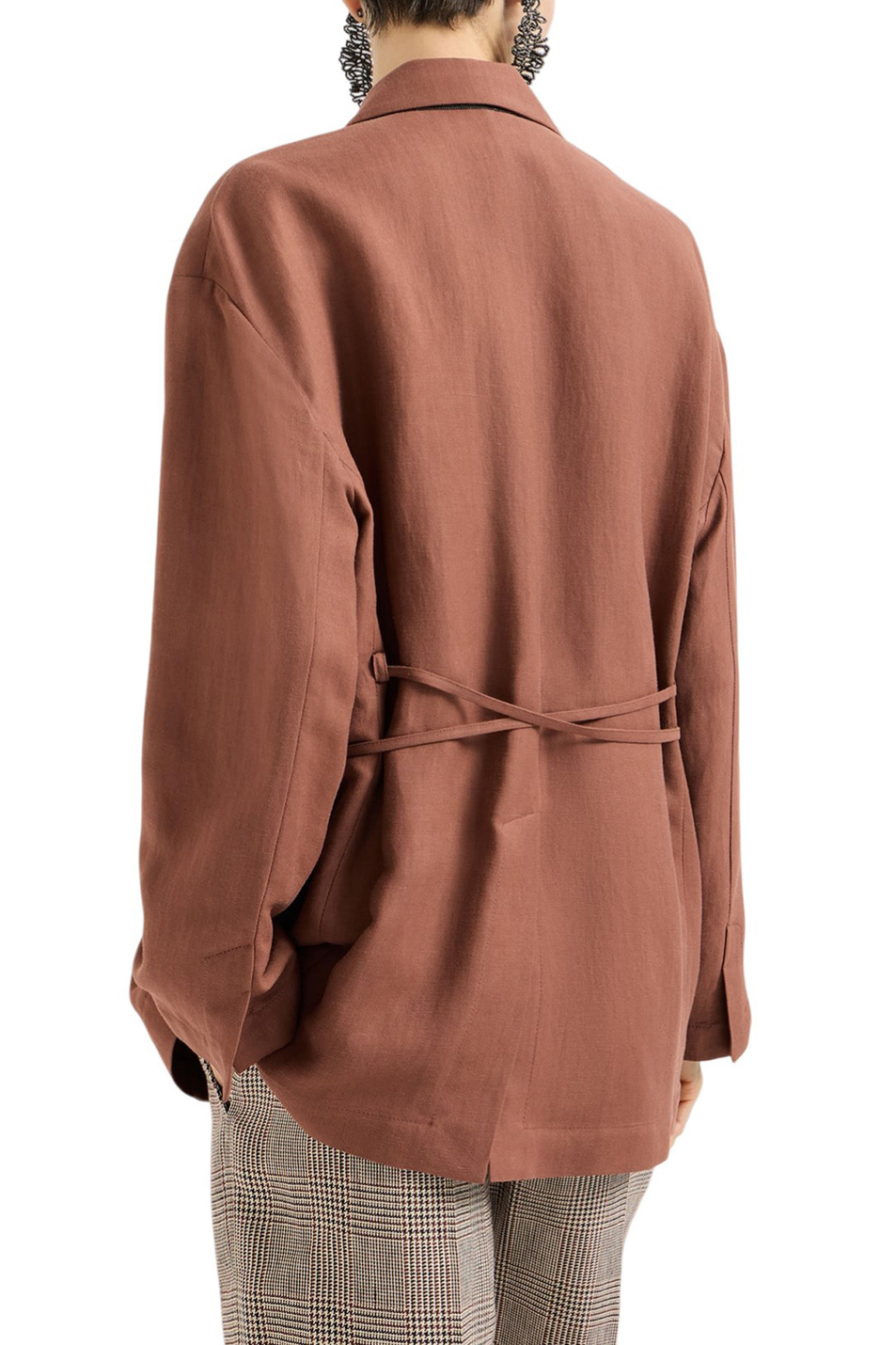 Женский Brunello Cucinelli Жакет с поясом (цвет ), артикул MH1267591 | Фото 4