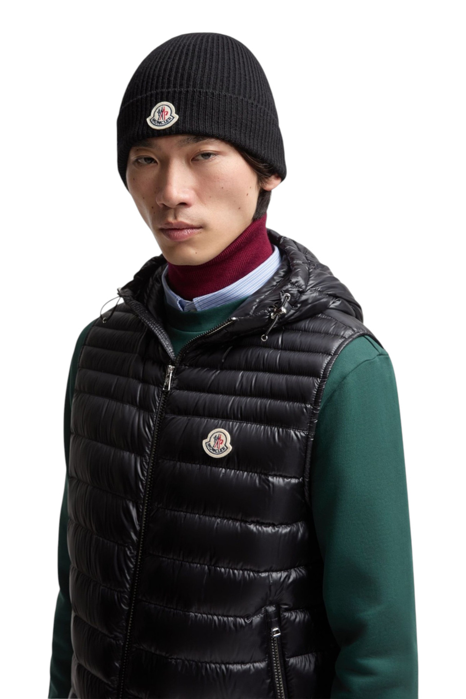 Мужской Moncler Шапка BERRETTO из шерсти (цвет ), артикул L20913B70500-A9342 | Фото 3