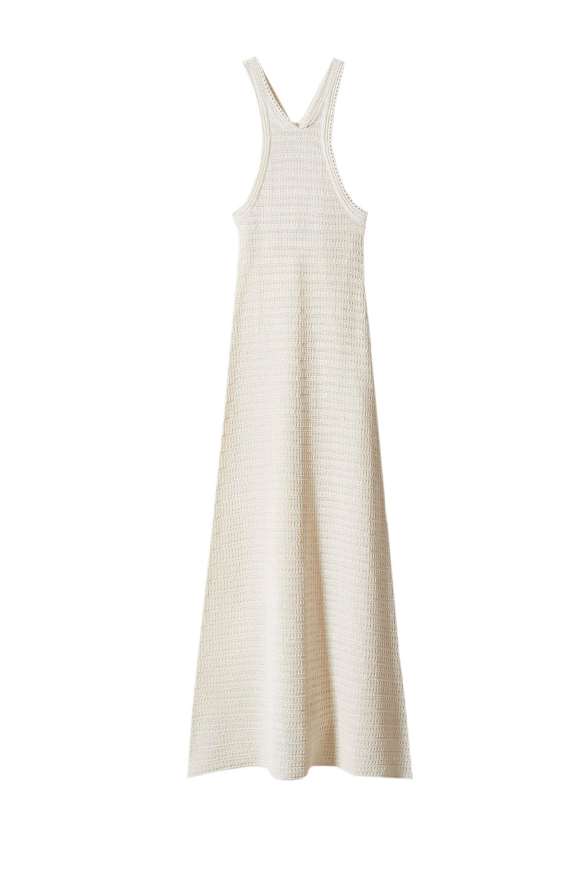 Платье MOLINO из смесового хлопка|Основной цвет:Кремовый|Артикул:57001013 | Фото 1