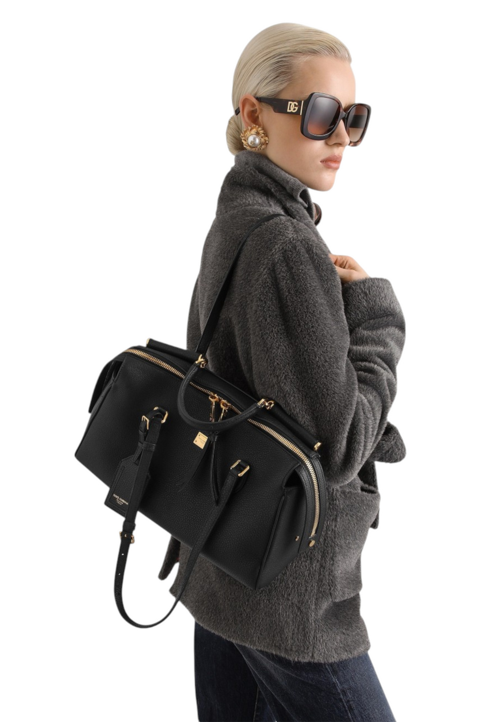 Женский Dolce & Gabbana Сумка Vittoria из натуральной кожи (цвет ), артикул BB7844-A0841 | Фото 7