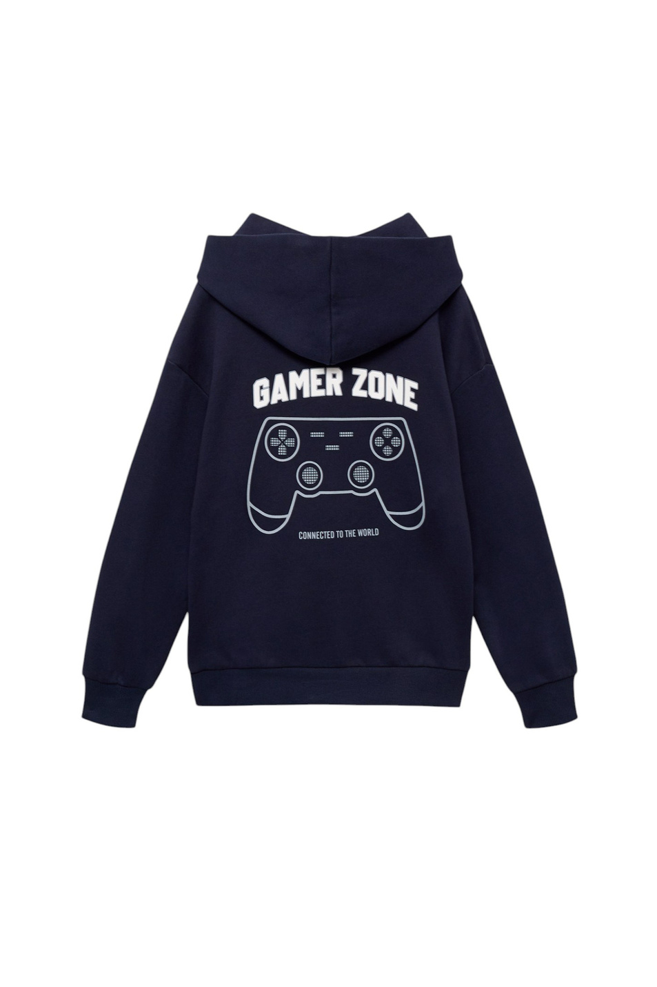 Мальчикам Mango Kids Худи GAMER из хлопка (цвет ), артикул 87060632 | Фото 2