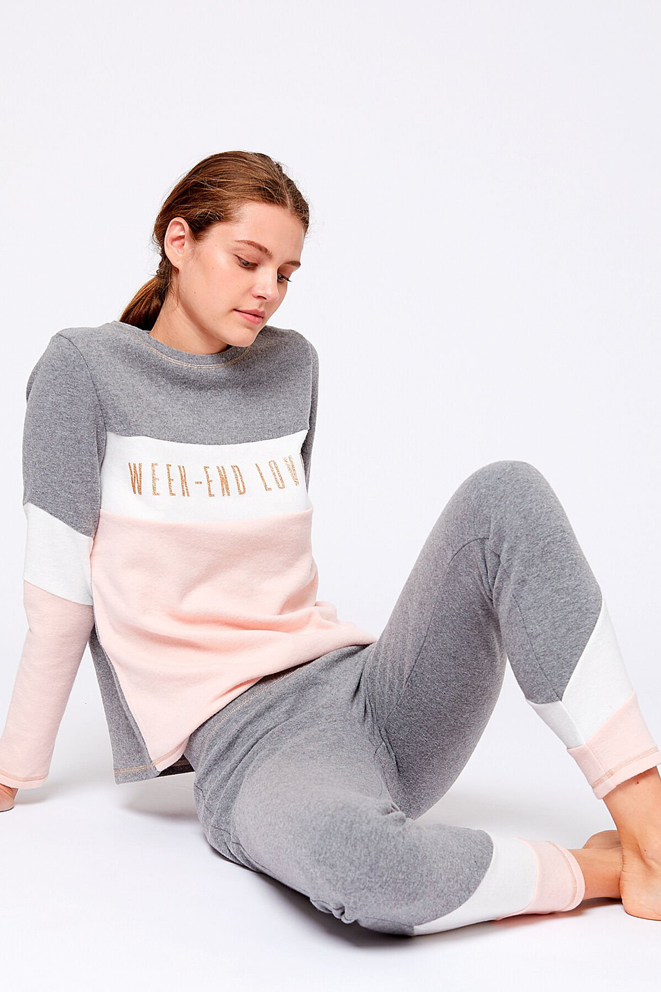 Брюки с разноцветными полосами PAIGE|Основной цвет:Мультиколор Женский Etam Брюки с разноцветными полосами PAIGE (цвет ), артикул 6509116 | Фото 4