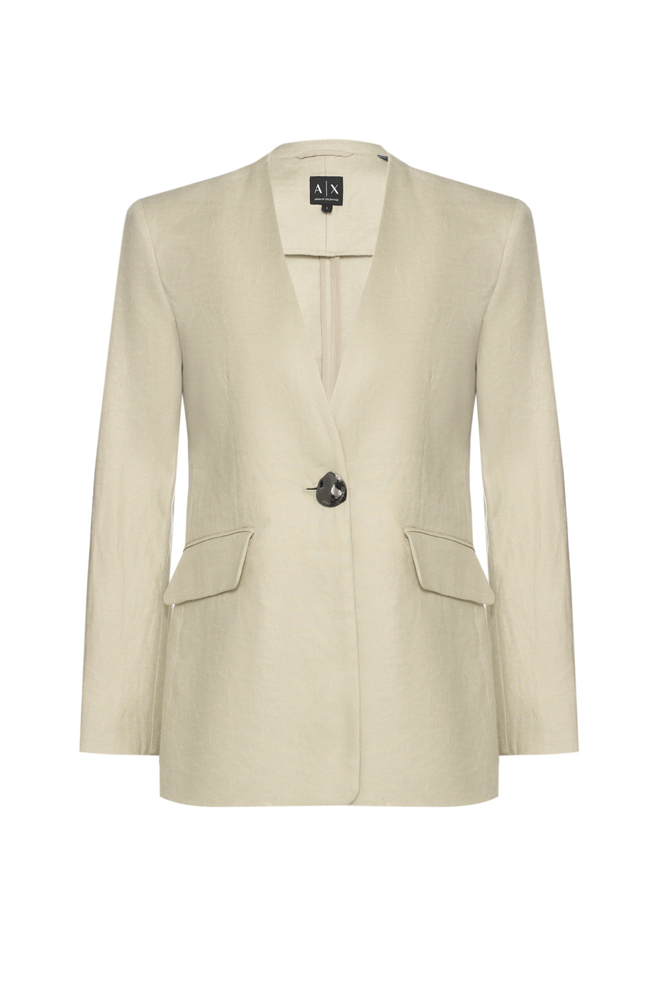 Женский Armani Exchange Пиджак из льна (цвет ), артикул XW001985-AF21530 | Фото 1