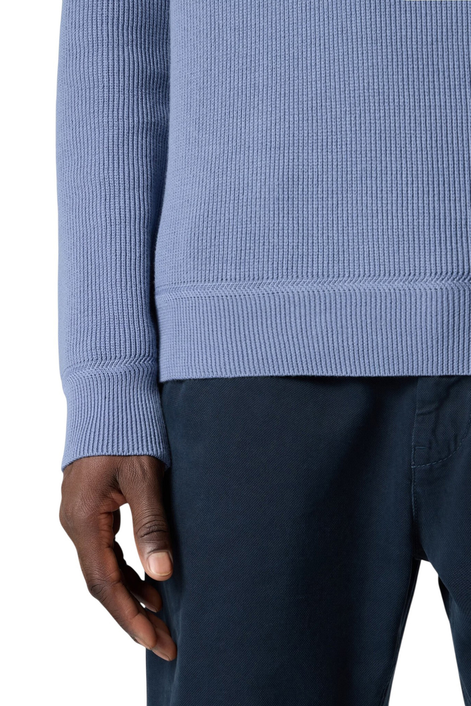 Мужской Stone Island Джемпер из хлопка (цвет ), артикул L1S155100154-S00D8 | Фото 8