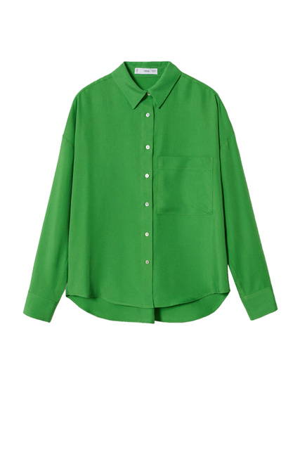 Блузка LIMA из лиоцелла|Основной цвет:Зеленый|Артикул:37072514 | Фото 1