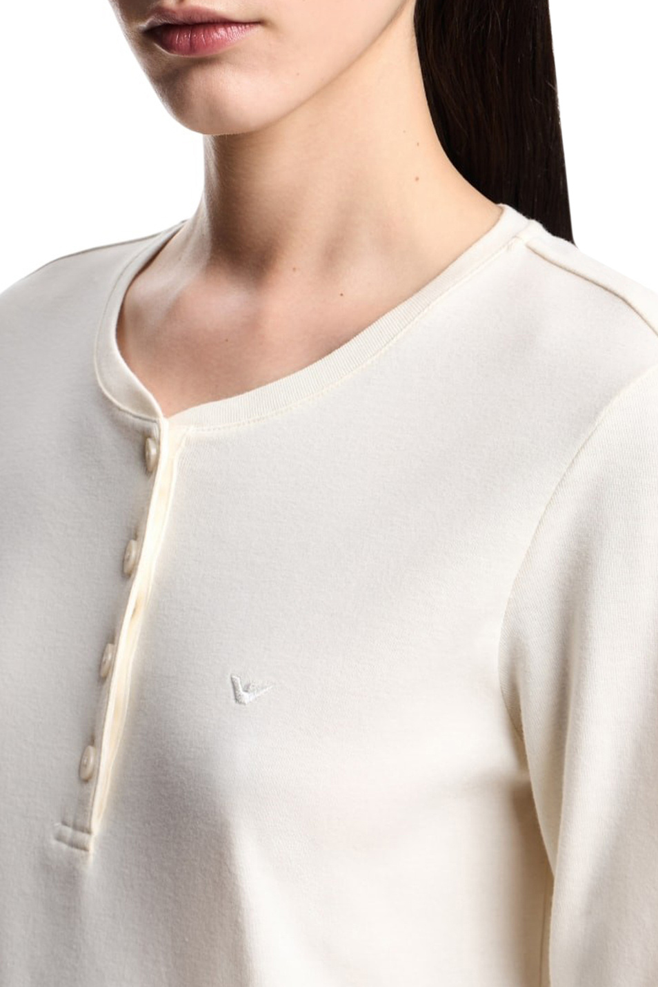 Пижама из хлопка|Основной цвет:Бежевый Женский Emporio Armani Пижама из хлопка (цвет ), артикул EW001984-AF15372 | Фото 4