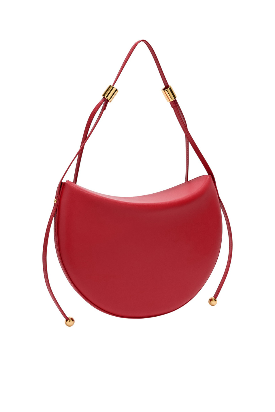Сумка MOONSTONE M из натуральной кожи|Основной цвет:Красный Женский Furla Сумка MOONSTONE M из натуральной кожи (цвет ), артикул WB01868-BX3104 | Фото 1