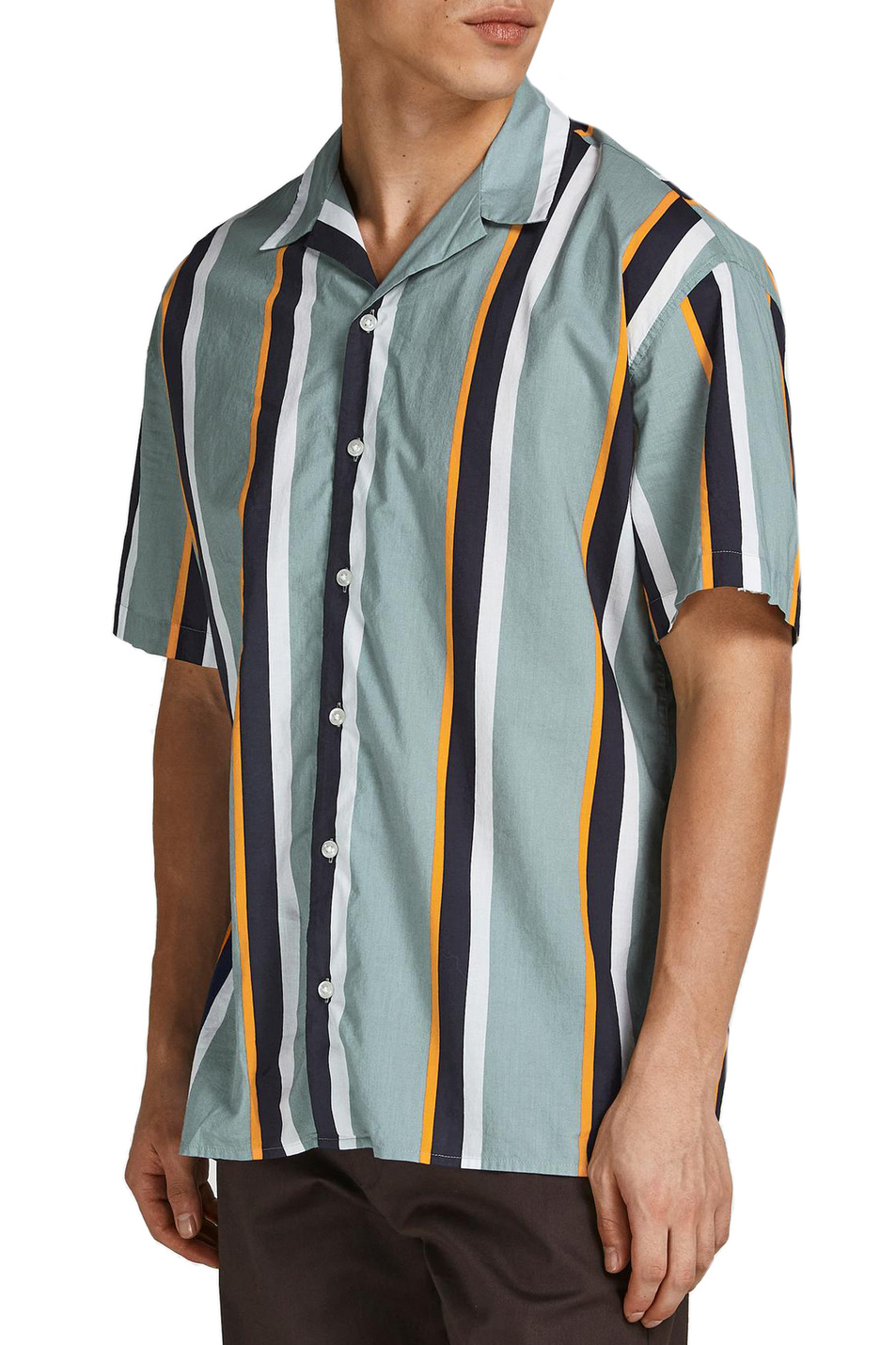 Мужской Jack & Jones Рубашка с коротким рукавом и принтом (цвет ), артикул 12199517 | Фото 3