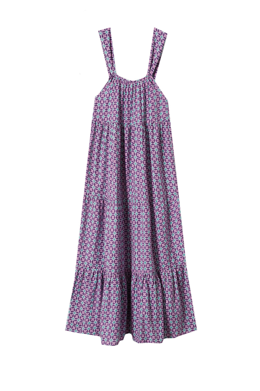 Платье JAIPUR с принтом|Основной цвет:Фиолетовый|Артикул:27088633 | Фото 1