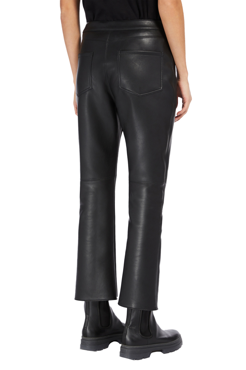 Женский Max Mara Брюки KARUB из искусственной кожи (цвет ), артикул 97860323 | Фото 4