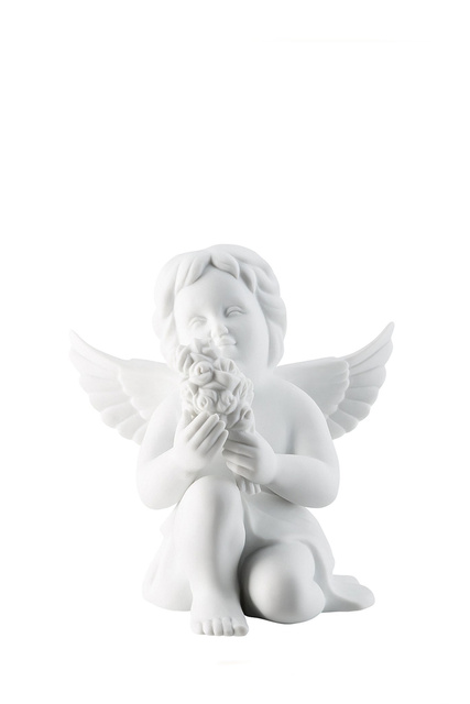 Фигурка «Ангел с цветами»|Основной цвет:Белый|Артикул:69056-000102-90520 | Фото 1