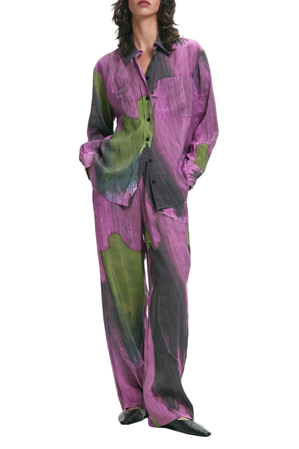 Женский Parfois Рубашка с принтом (цвет ), артикул 217616 | Фото 2