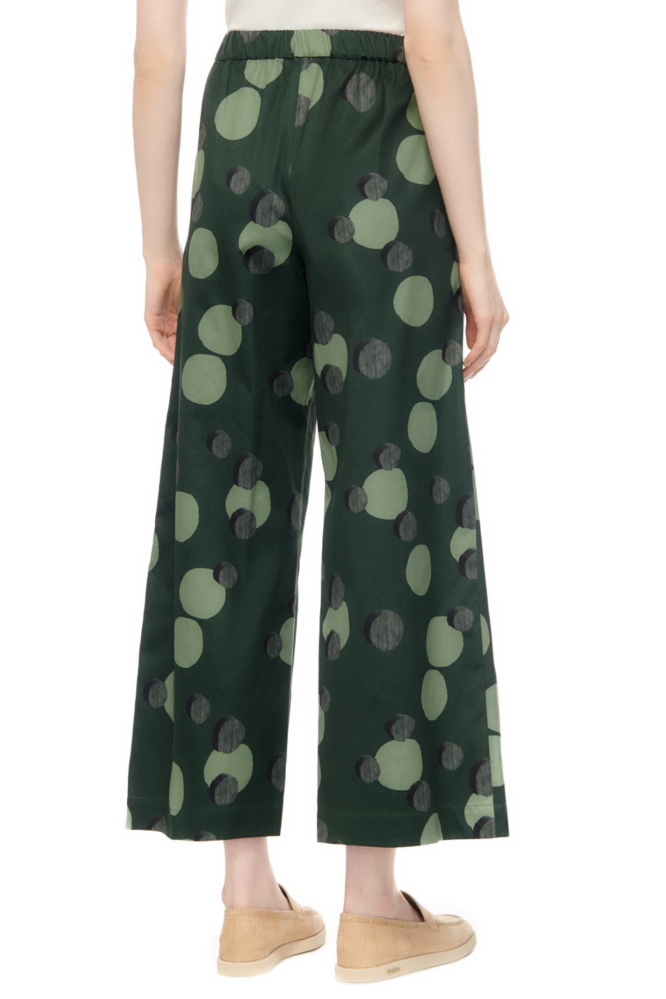 Женский Max Mara Брюки GALLI из натурального хлопка (цвет ), артикул 2416131018 | Фото 4