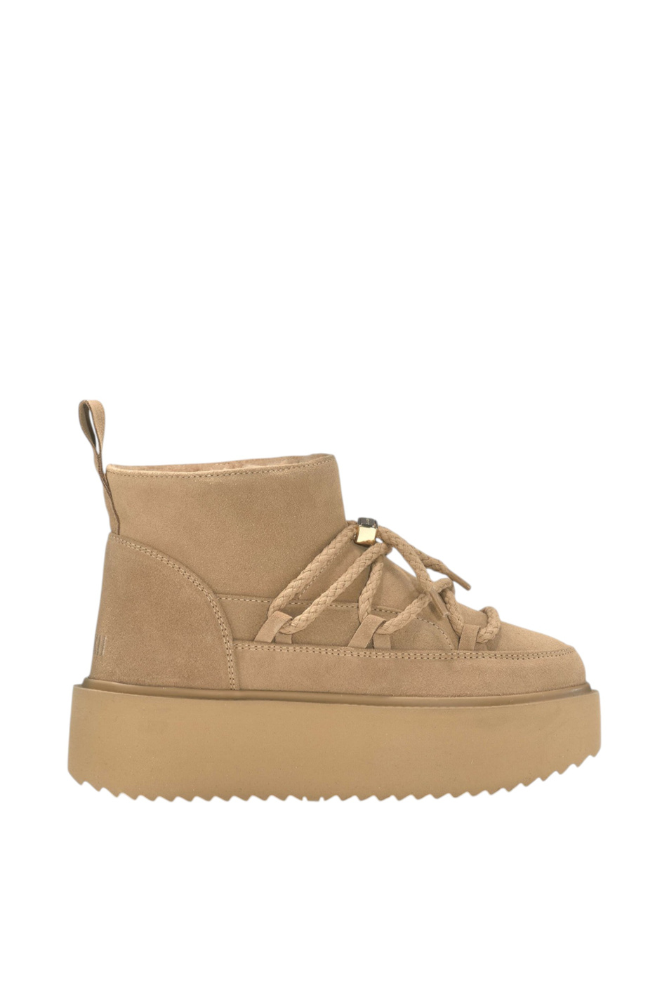 Женский Inuikii Ботинки  CLASSIC LOW PLATFORM из натуральной замши (цвет ), артикул 75204-004 | Фото 1