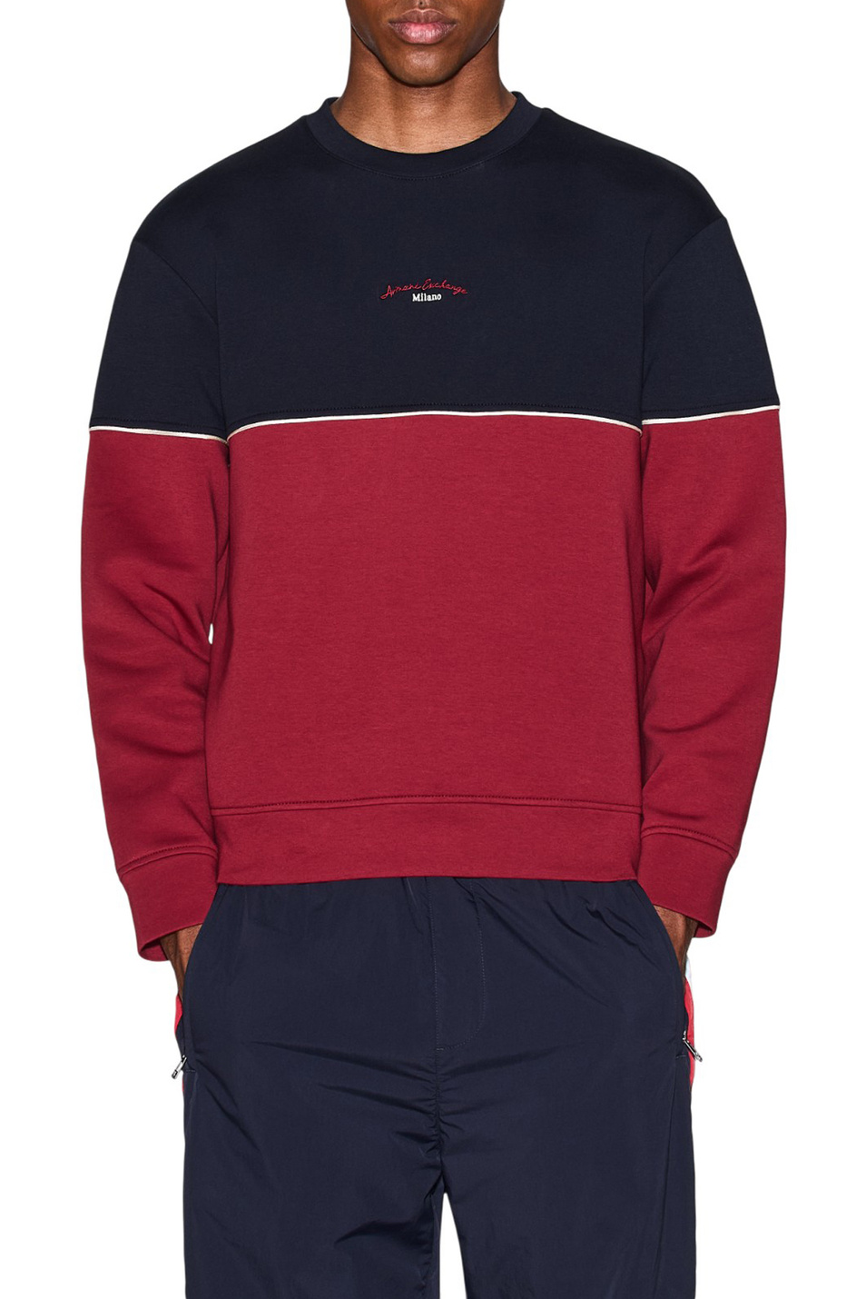 Мужской Armani Exchange Свитшот с логотипом (цвет ), артикул XM001033-AF13047 | Фото 4