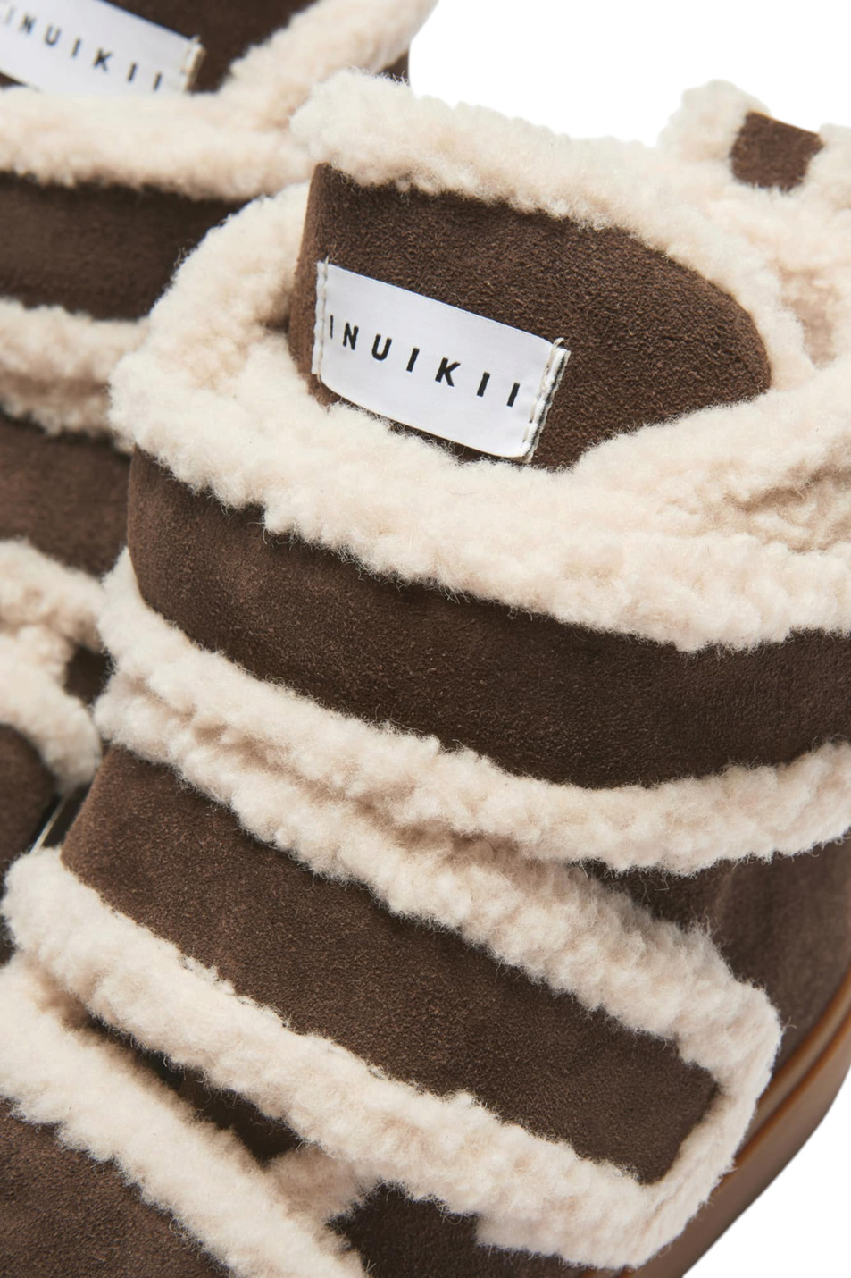 Полусапоги SHEARLING VELCRO WEDGE с натуральным мехом|Основной цвет:Коричневый Женский Inuikii Полусапоги SHEARLING VELCRO WEDGE с натуральным мехом (цвет ), артикул 1001.004.0151 | Фото 5