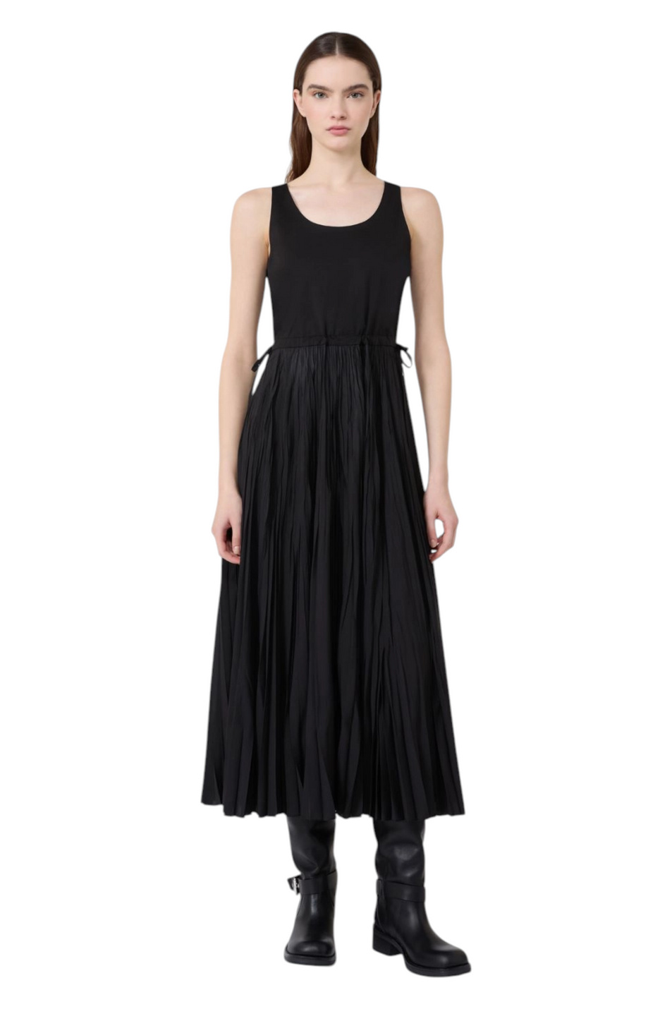 Платье CLASSI плиссированное|Основной цвет:Черный Женский Weekend Max Mara Платье CLASSI плиссированное (цвет ), артикул 2625626071 | Фото 3