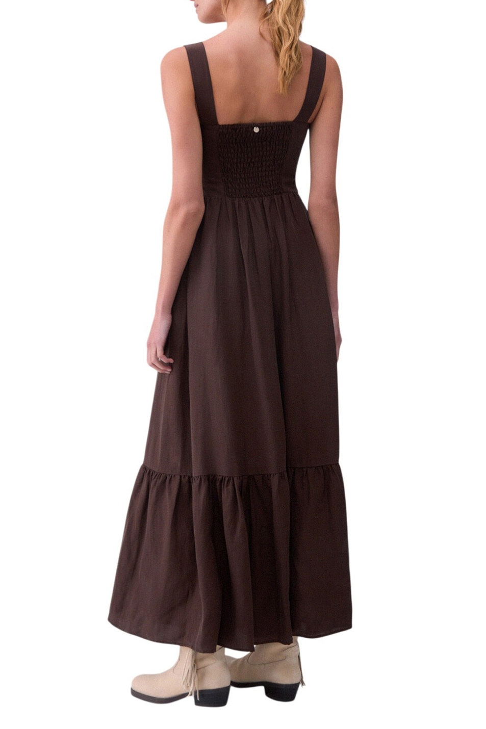 Женский Liu Jo Платье из смесового льна (цвет ), артикул WA6428T4818 | Фото 4