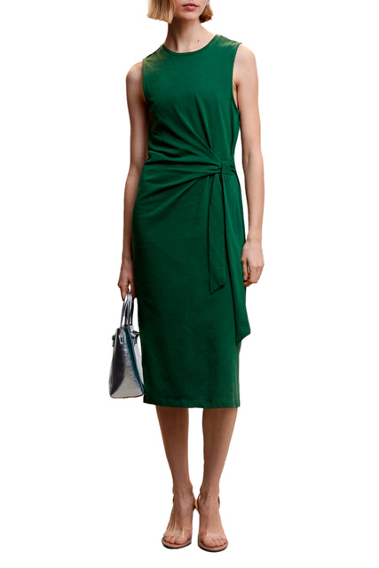 Платье FERTINA из натурального хлопка|Основной цвет:Зеленый|Артикул:47057109 | Фото 2