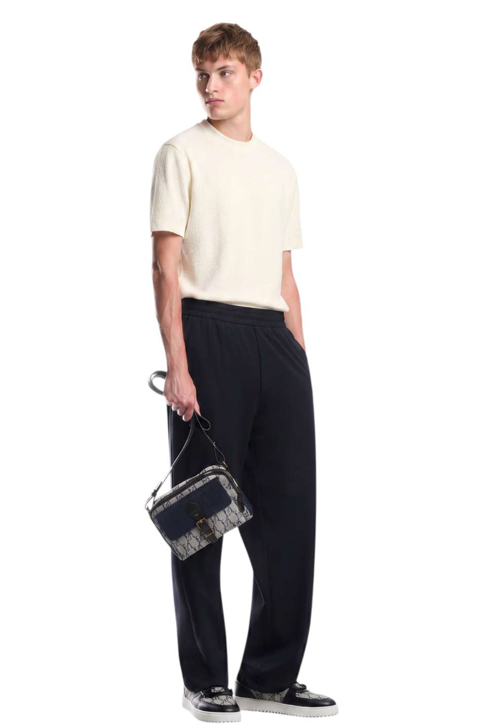 Мужской Emporio Armani Футболка из жаккардового джерси (цвет ), артикул EM007038-AF10762 | Фото 3