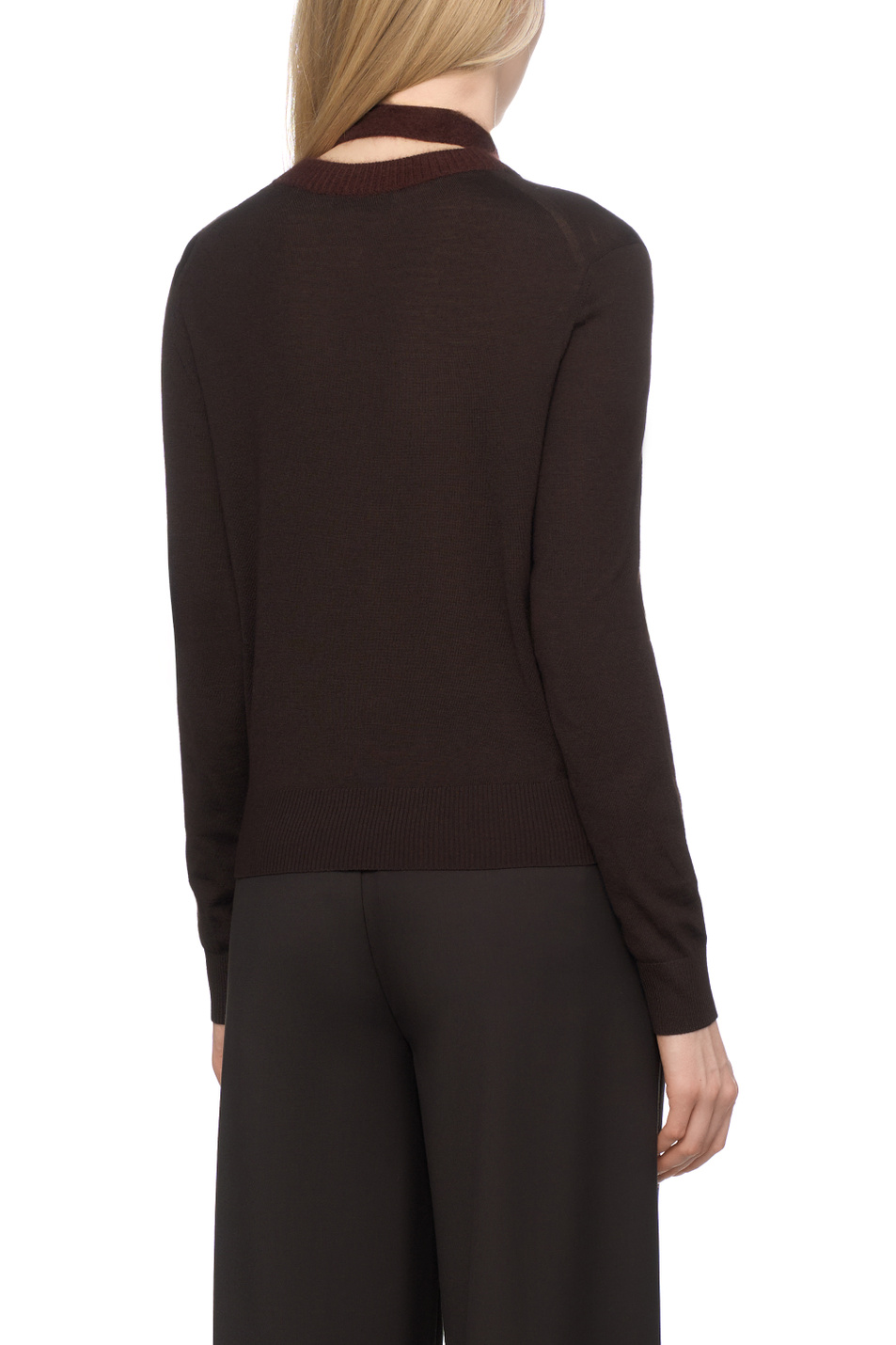 Женский Dorothee Schumacher Кардиган ROMANCE с воротником-бабочкой (цвет ), артикул 211201 | Фото 5