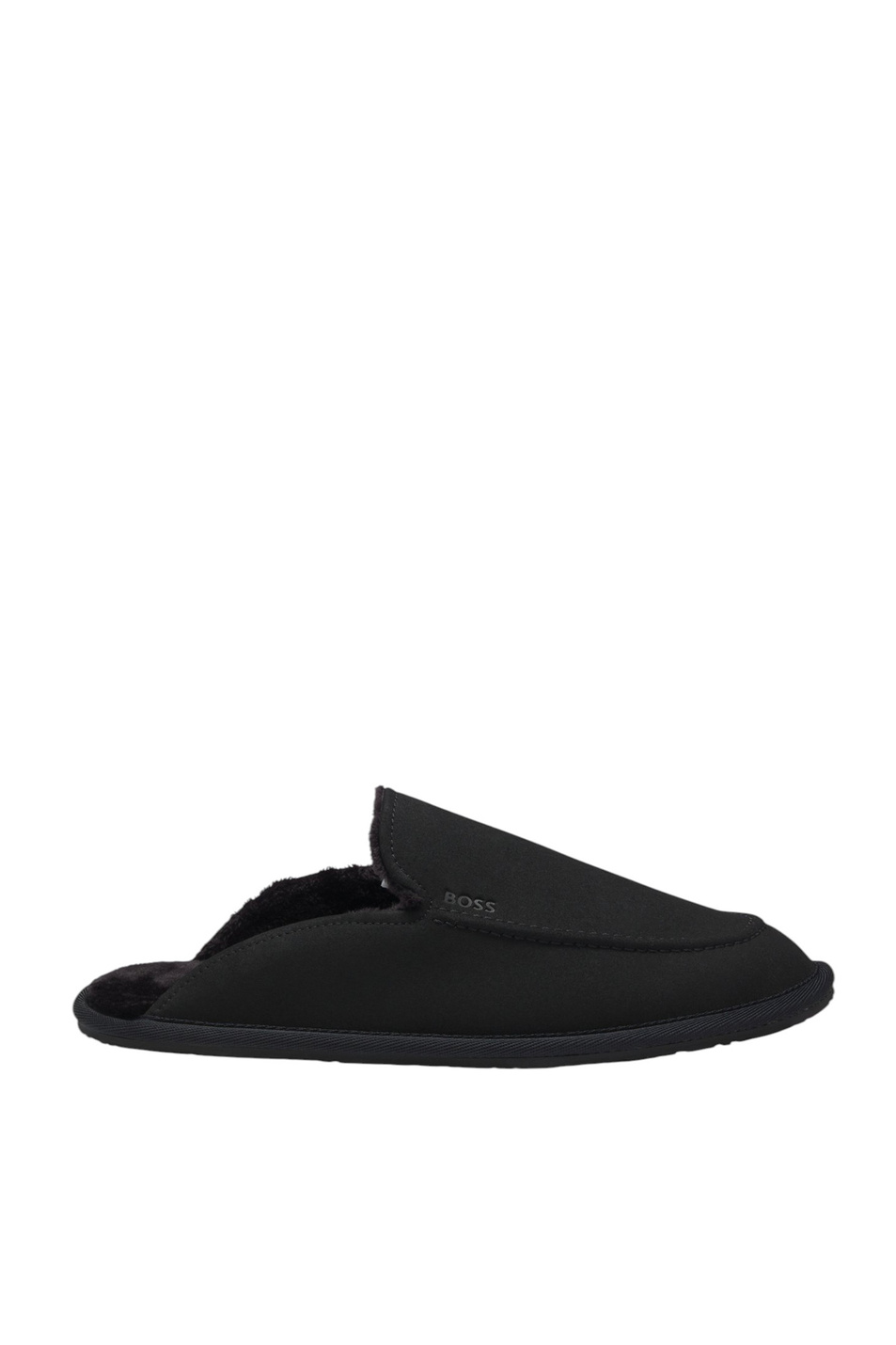 Тапочки с логотипом|Основной цвет:Черный Мужской BOSS Тапочки с логотипом (цвет ), артикул 50552598 | Фото 1