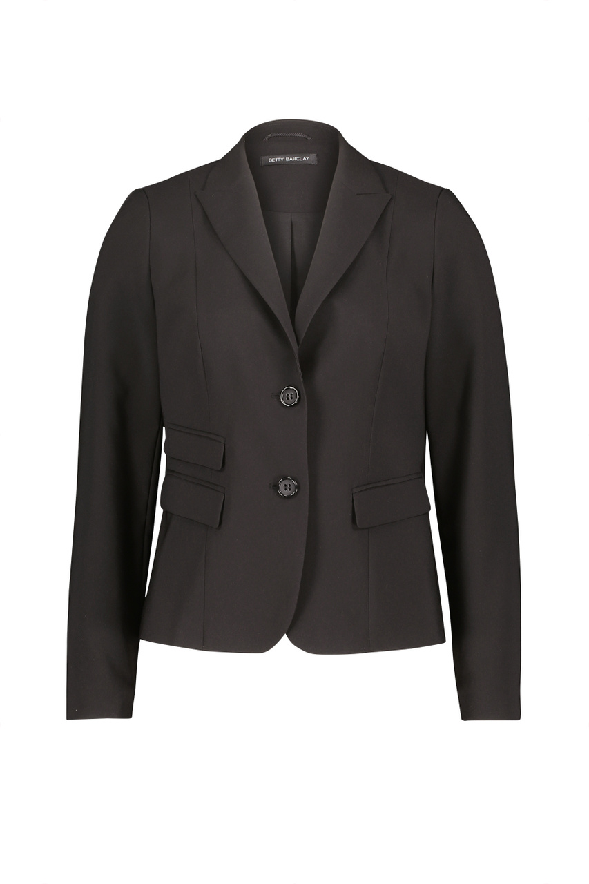 Пиджак приталенного кроя|Основной цвет:Черный|Артикул:4174/1080 | Фото 1